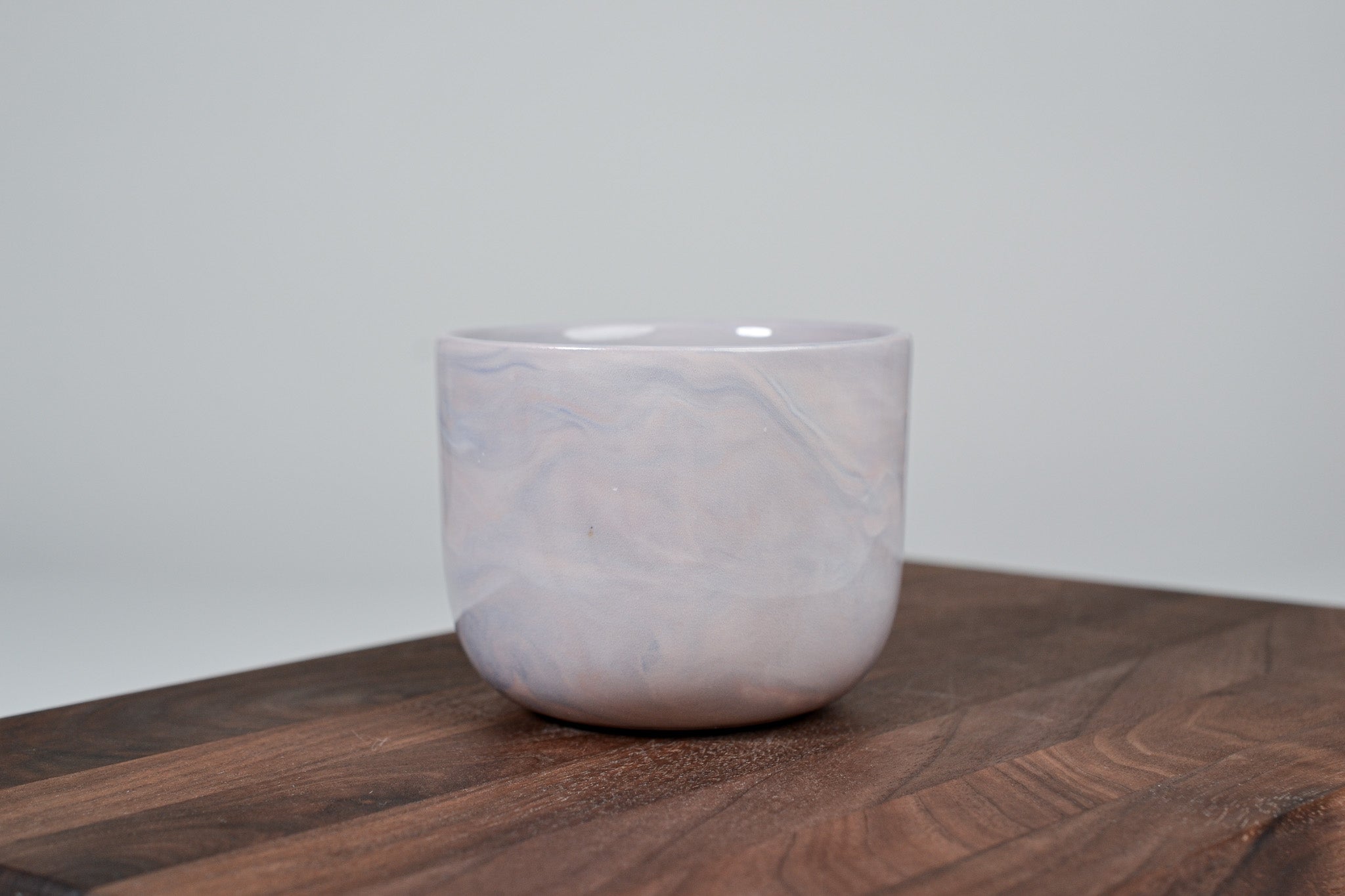 Kávový hrnek z porcelánu - Flow - červánkový - 200 ml - lesklá verze