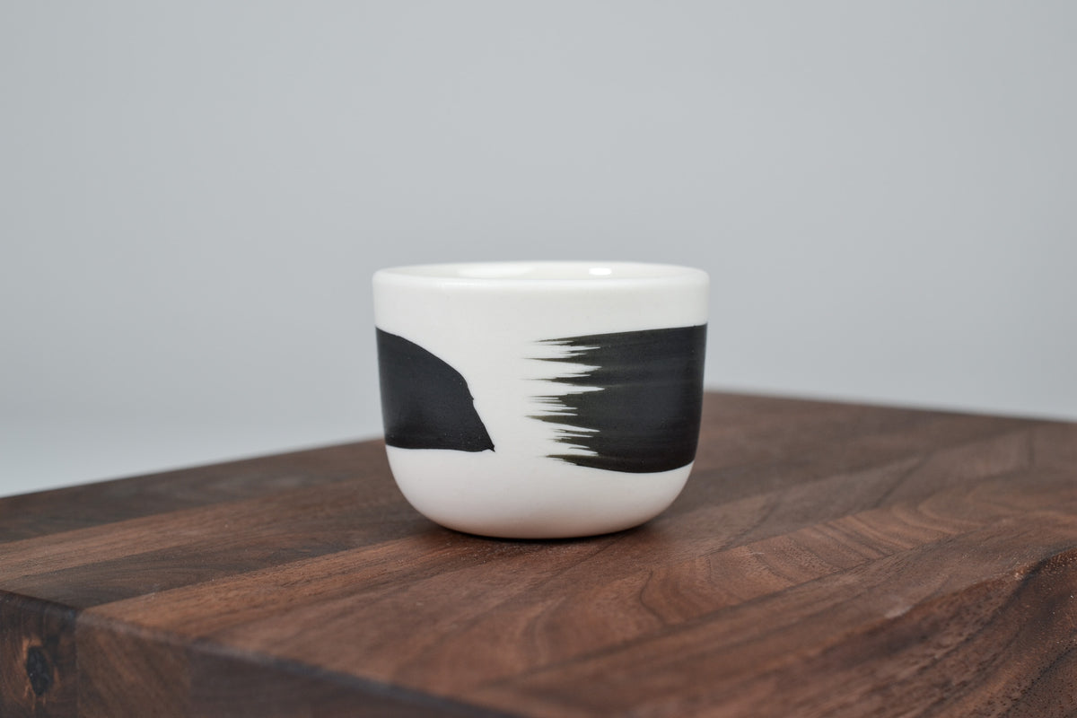 Černá linka - espresso šálek - 70 ml
