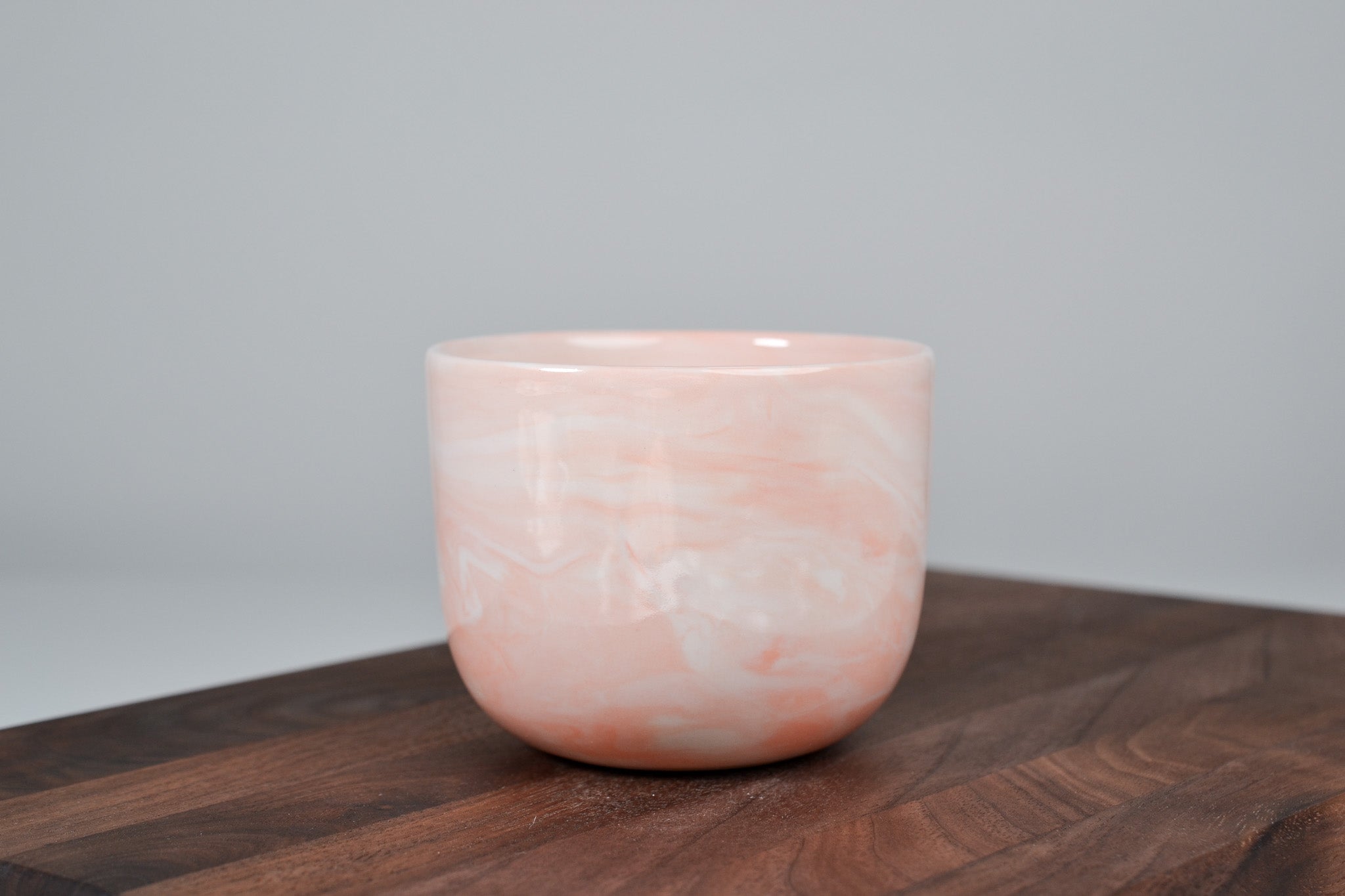 Kávový hrnek z porcelánu - Flow - oranžový - 200 ml - lesklá verze