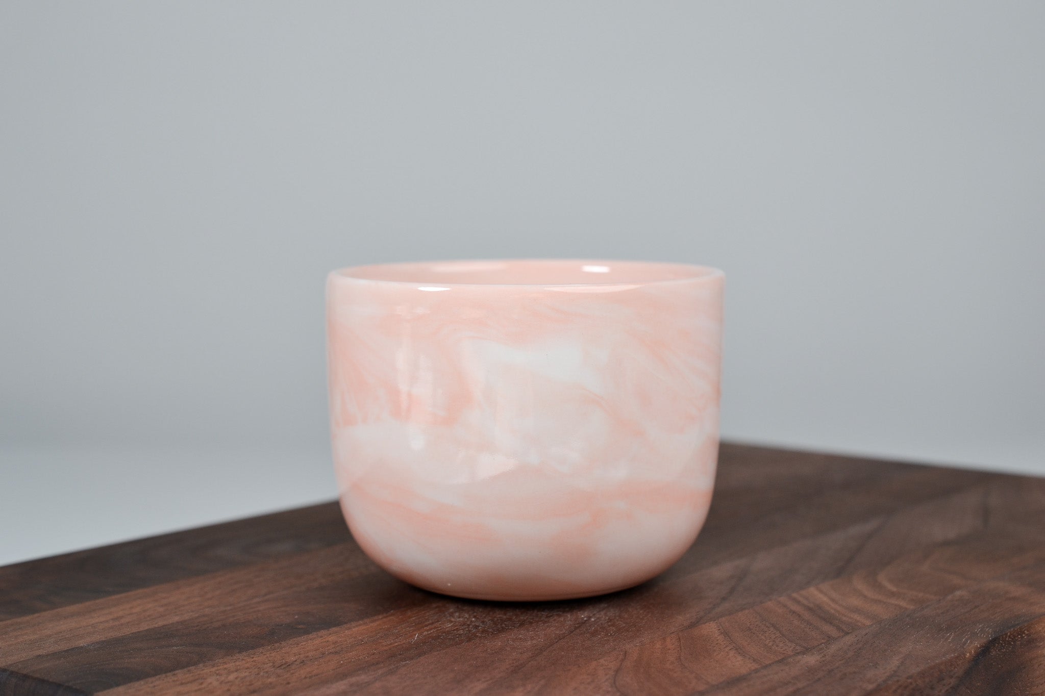Kávový hrnek z porcelánu - Flow - oranžový - 200 ml - lesklá verze
