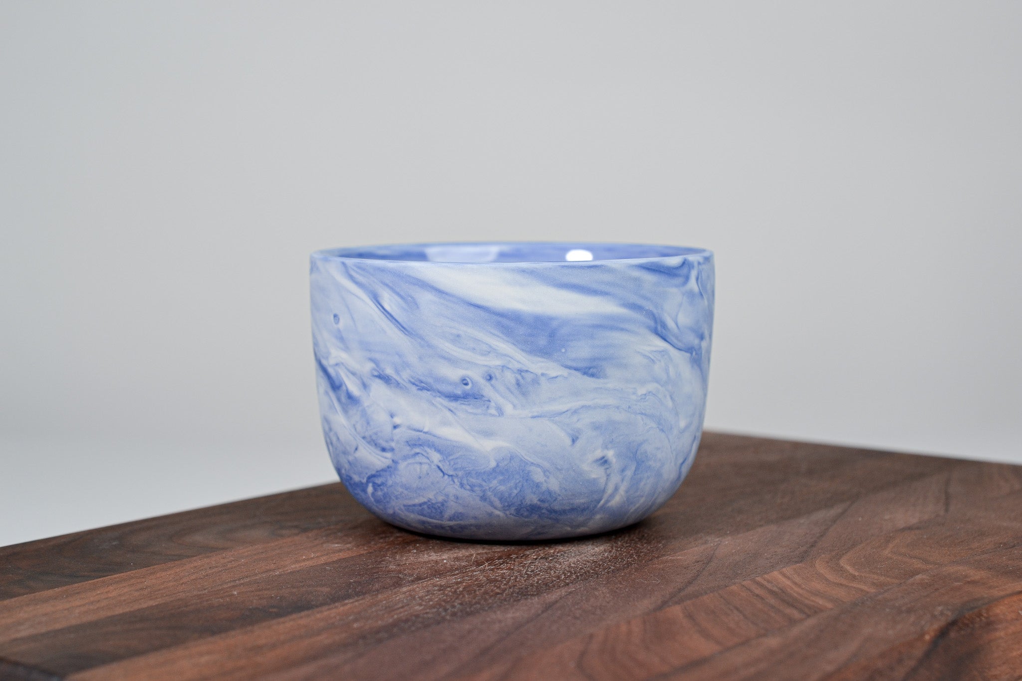 Porcelain coffee mug - Flow - 280 ml - blue porcelain