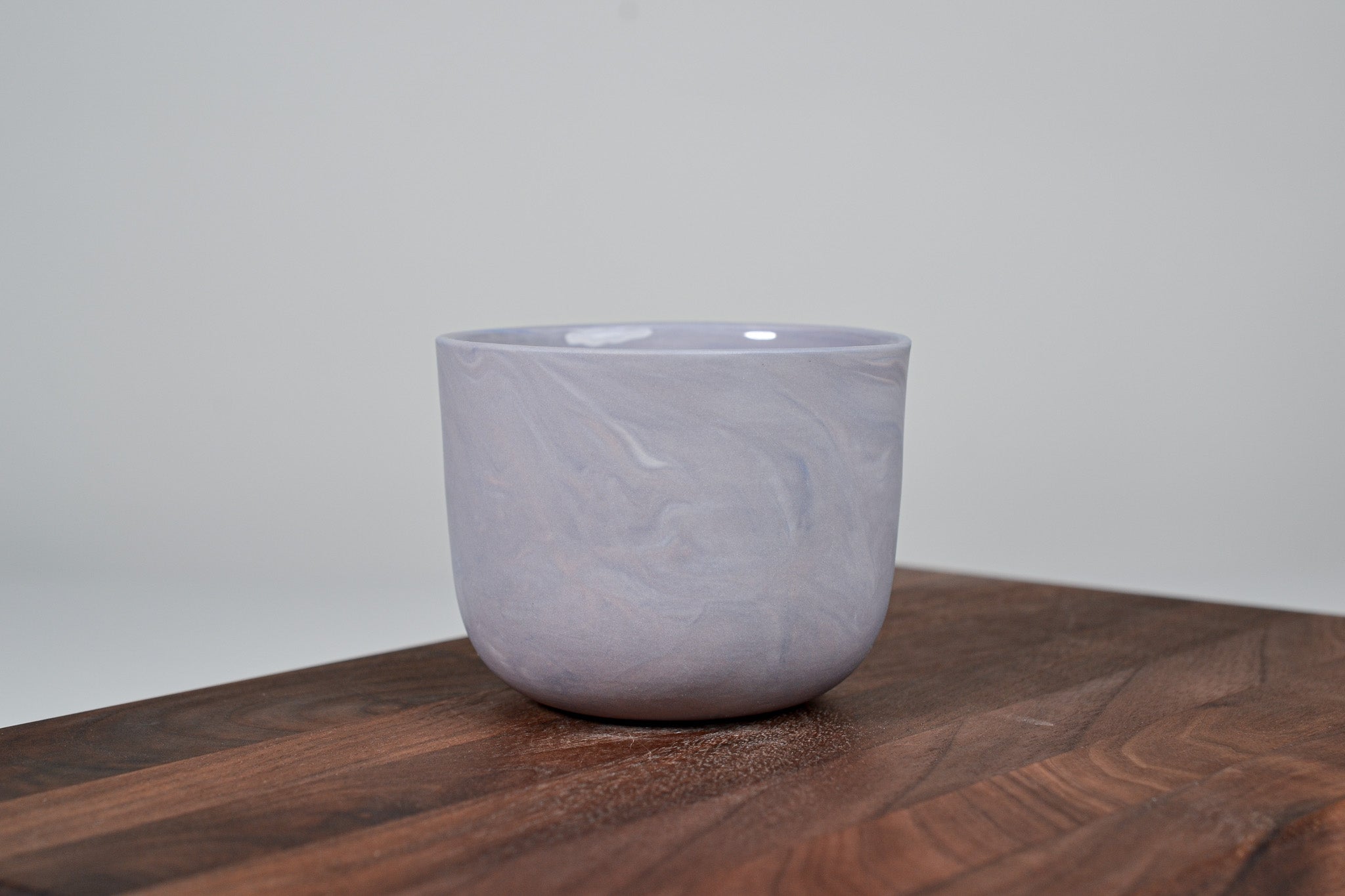 Kávový hrnek z porcelánu - Flow - červánkový - 200 ml