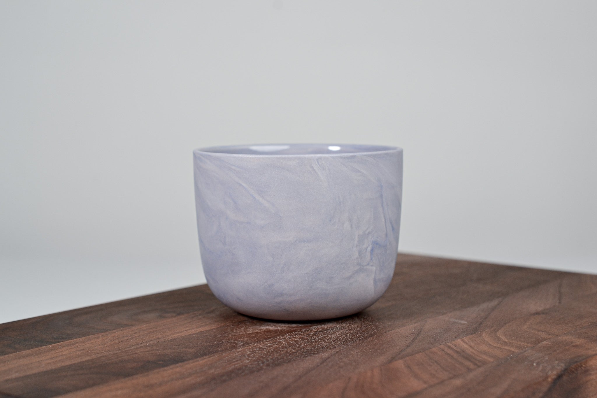 Kávový hrnek z porcelánu - Flow - červánkový - 200 ml