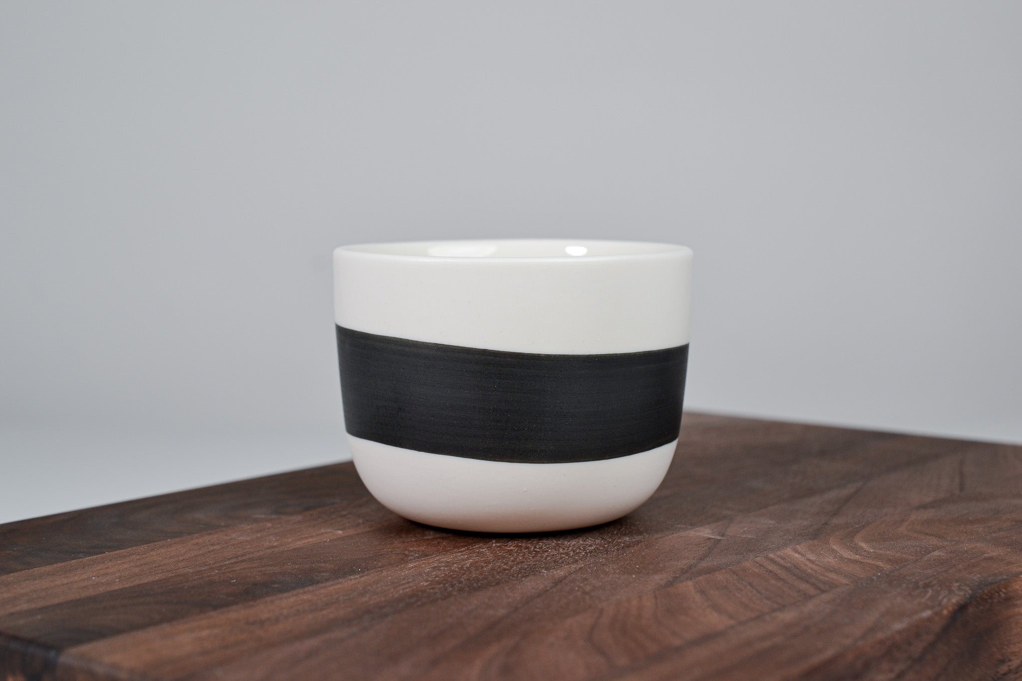 Black Line - Simple Coffee Mug - 160 ml