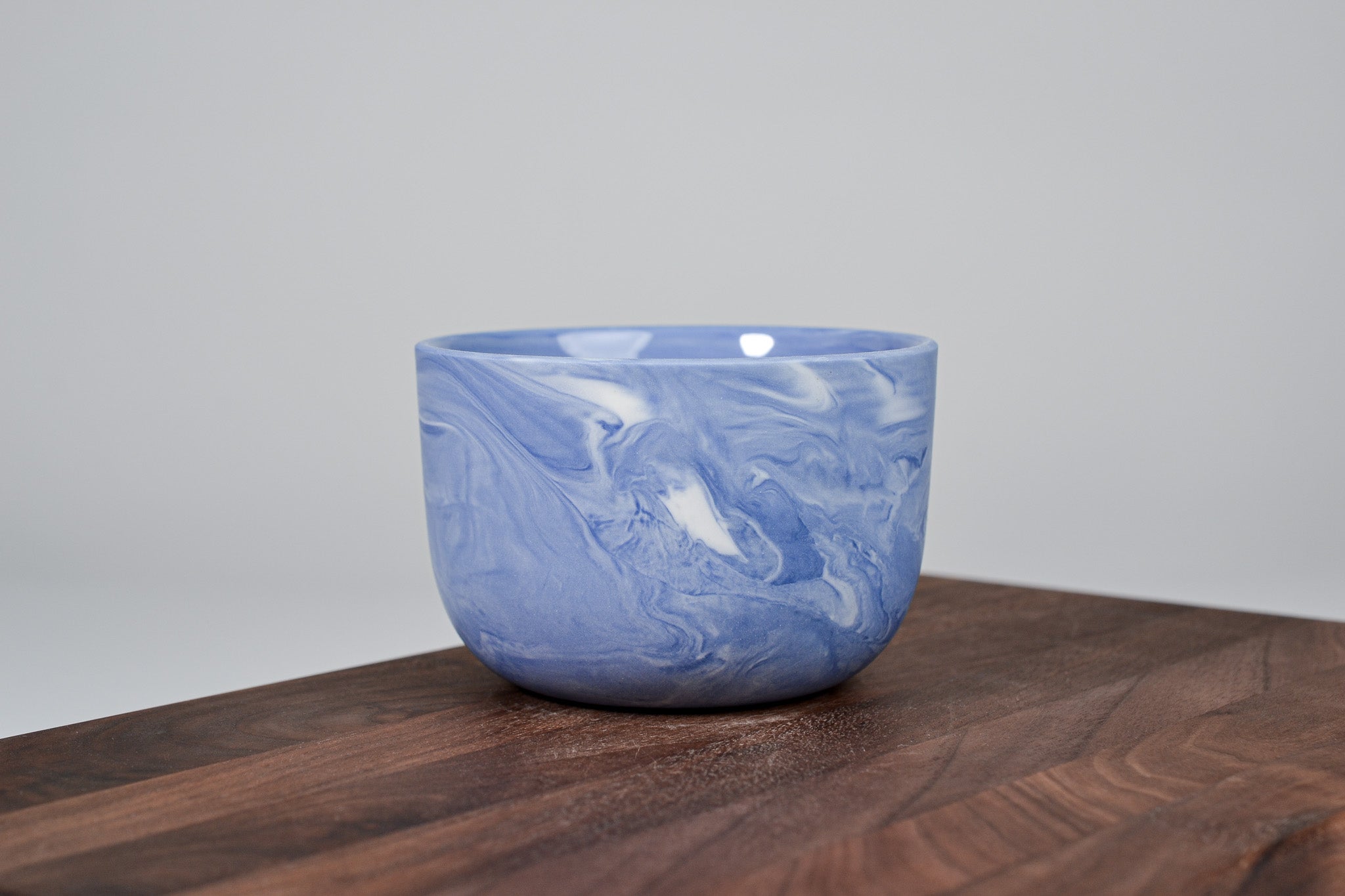 Kávový hrnek z porcelánu - Flow - 280 ml - modrý porcelán