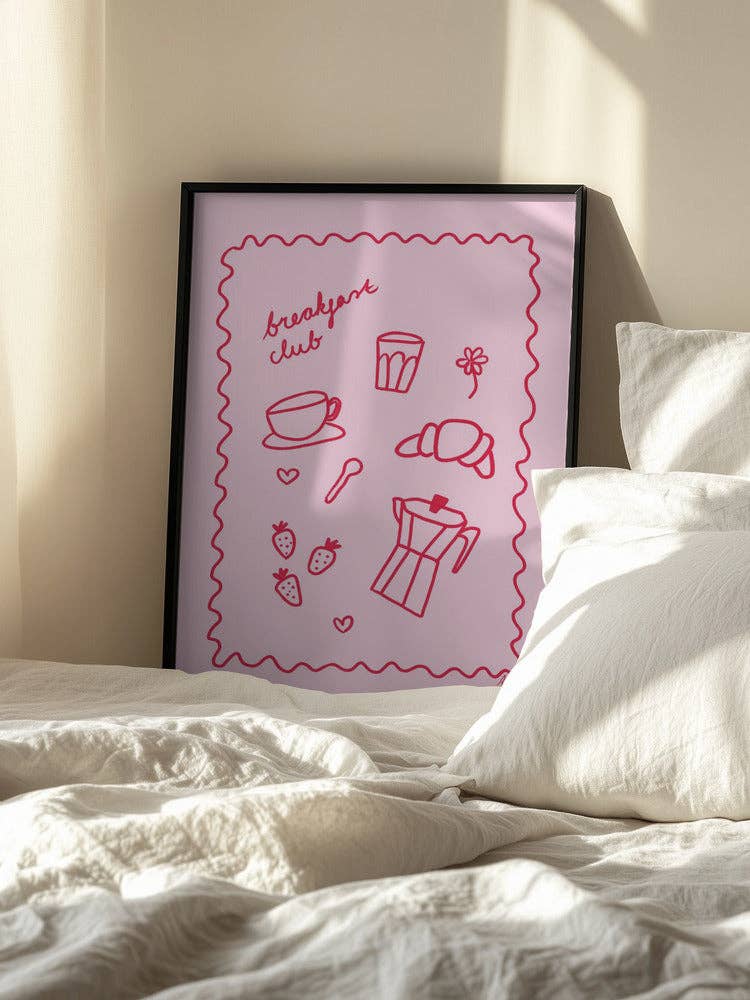Umělecký tisk „Breakfast Club“ – bez rámu / 50 × 70 cm