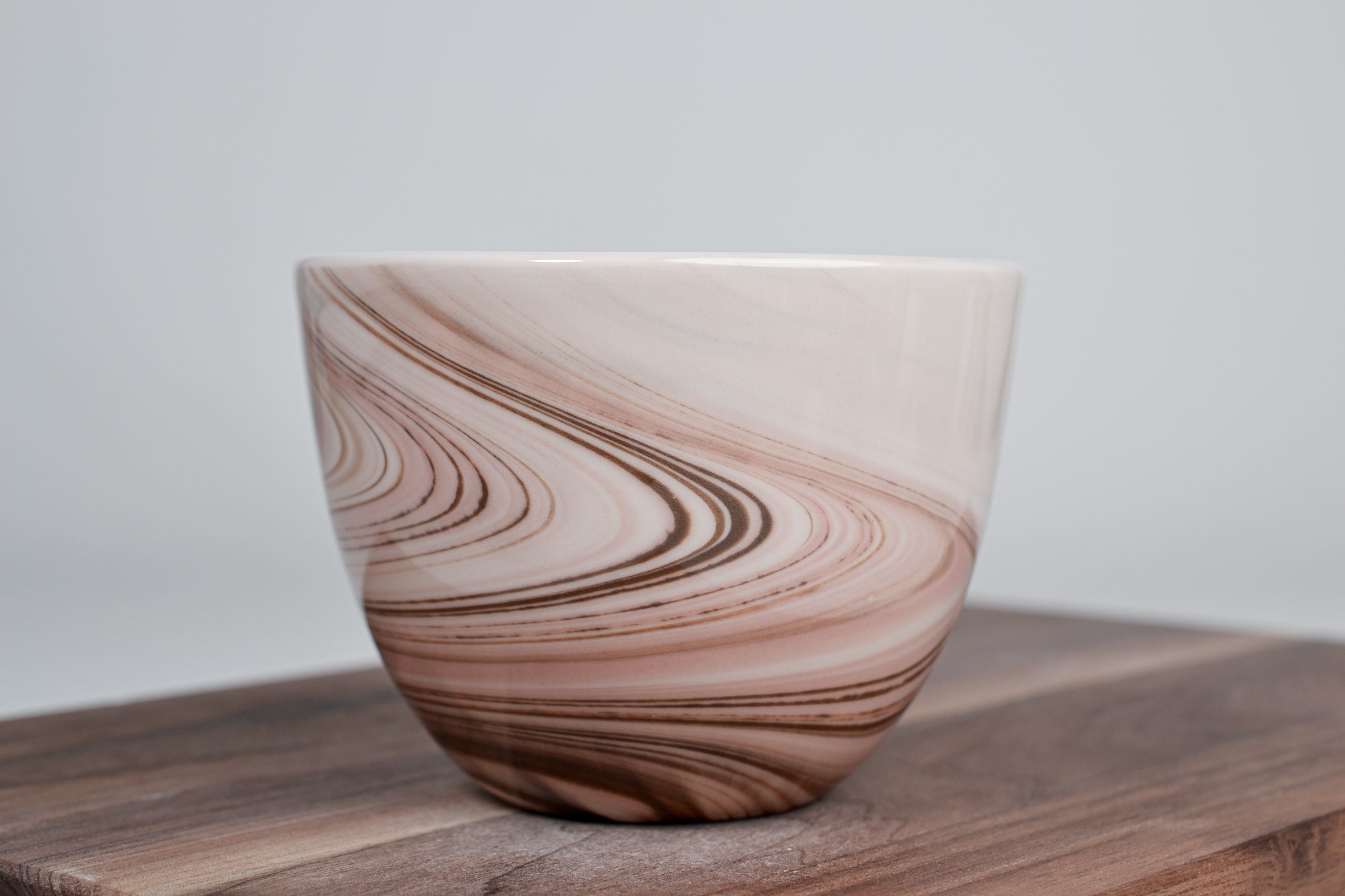 Kouřový šálek, růžový - 300 ml - Lesklá verze