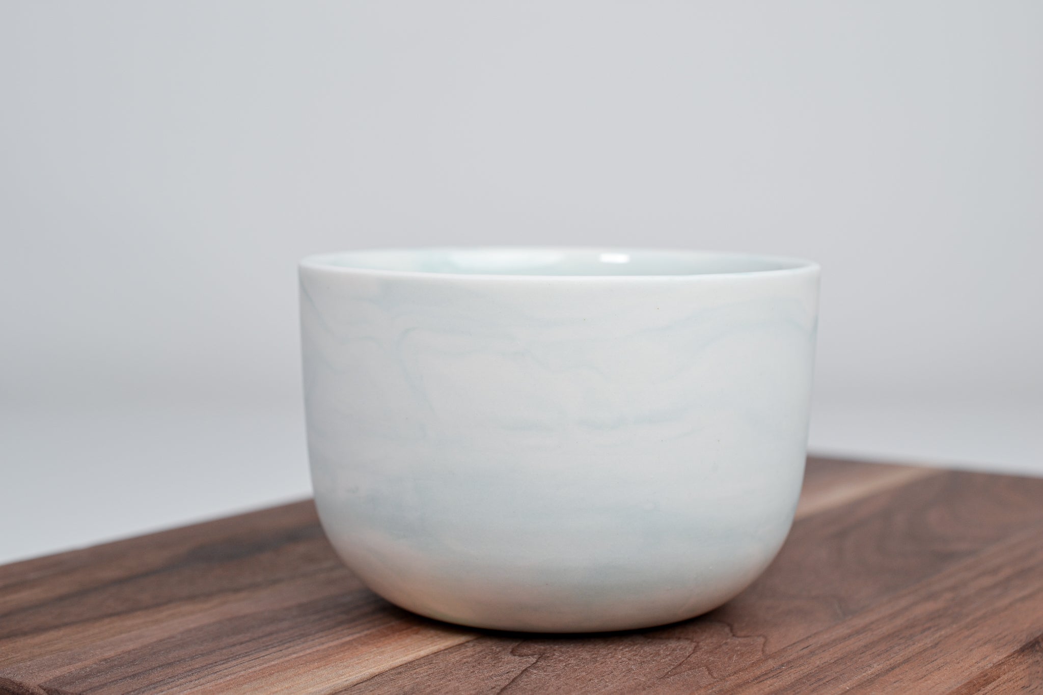Kávový hrnek z porcelánu - Flow - 280 ml - tyrkysový porcelán