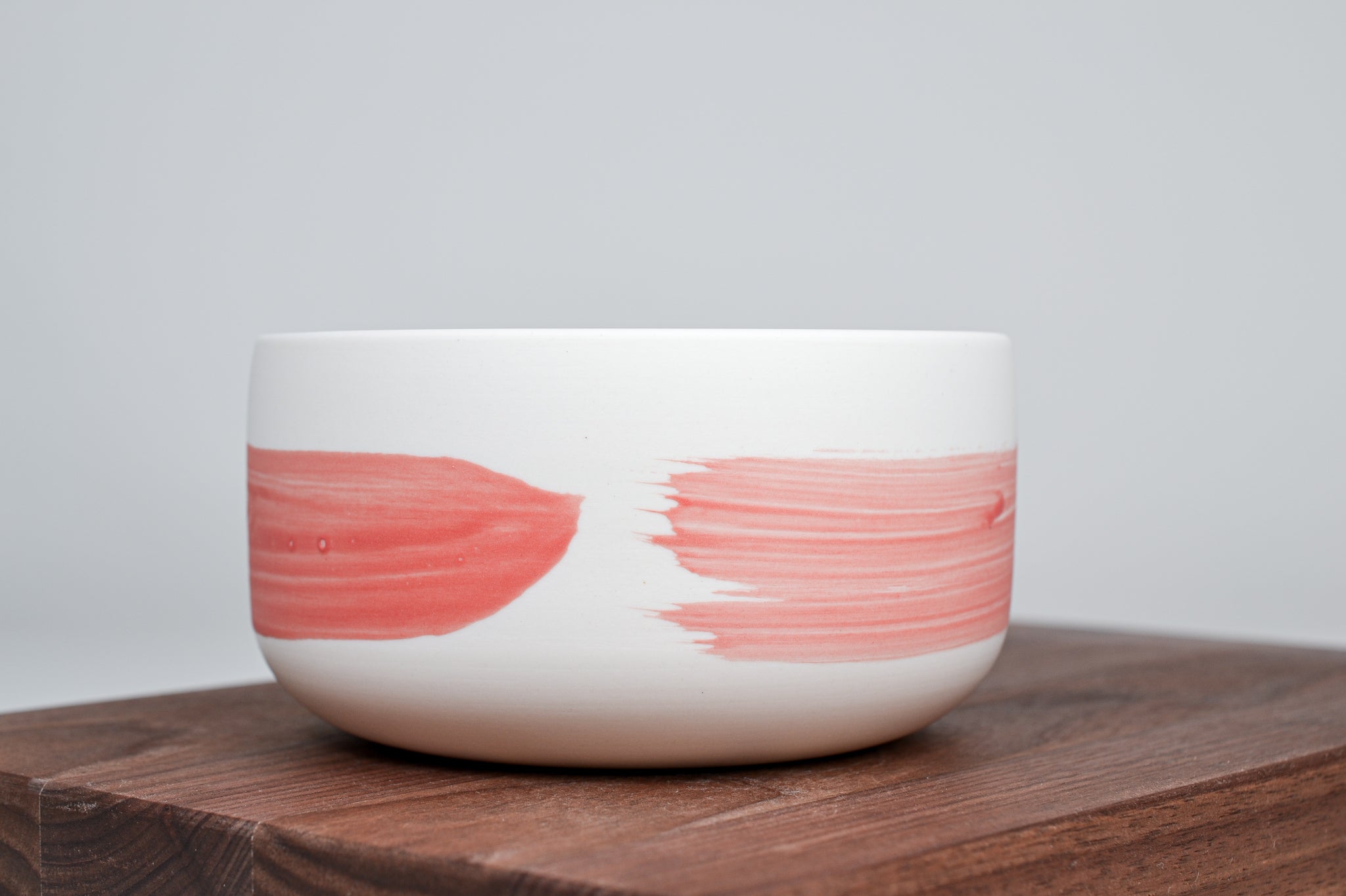 Cherry pink line - Simple breakfast bowl - 550ml