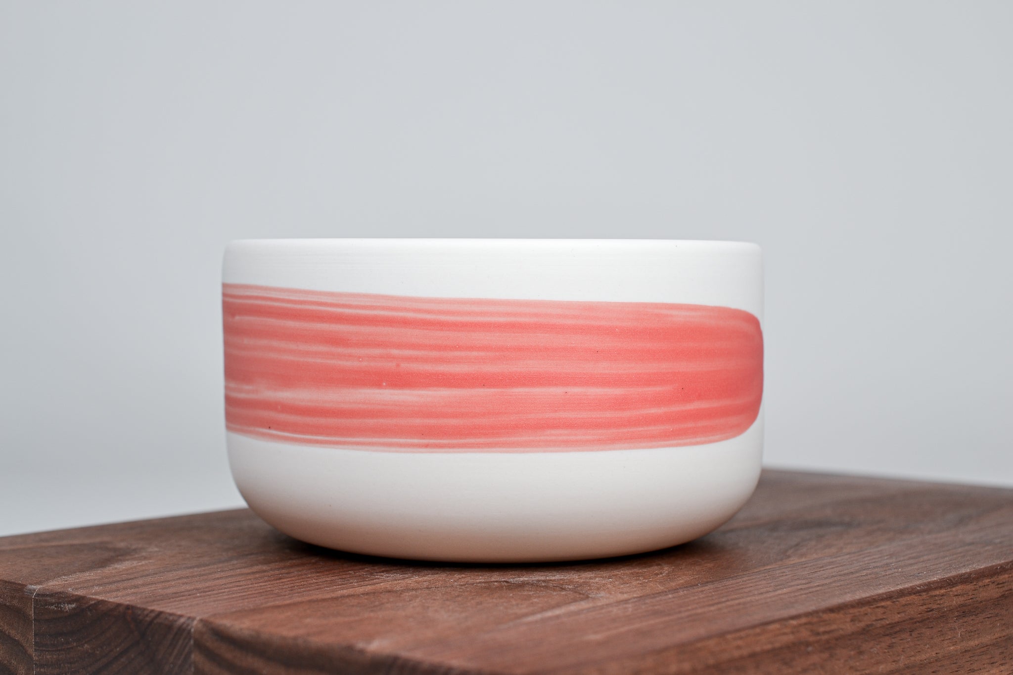 Cherry pink line - Simple breakfast bowl - 550ml