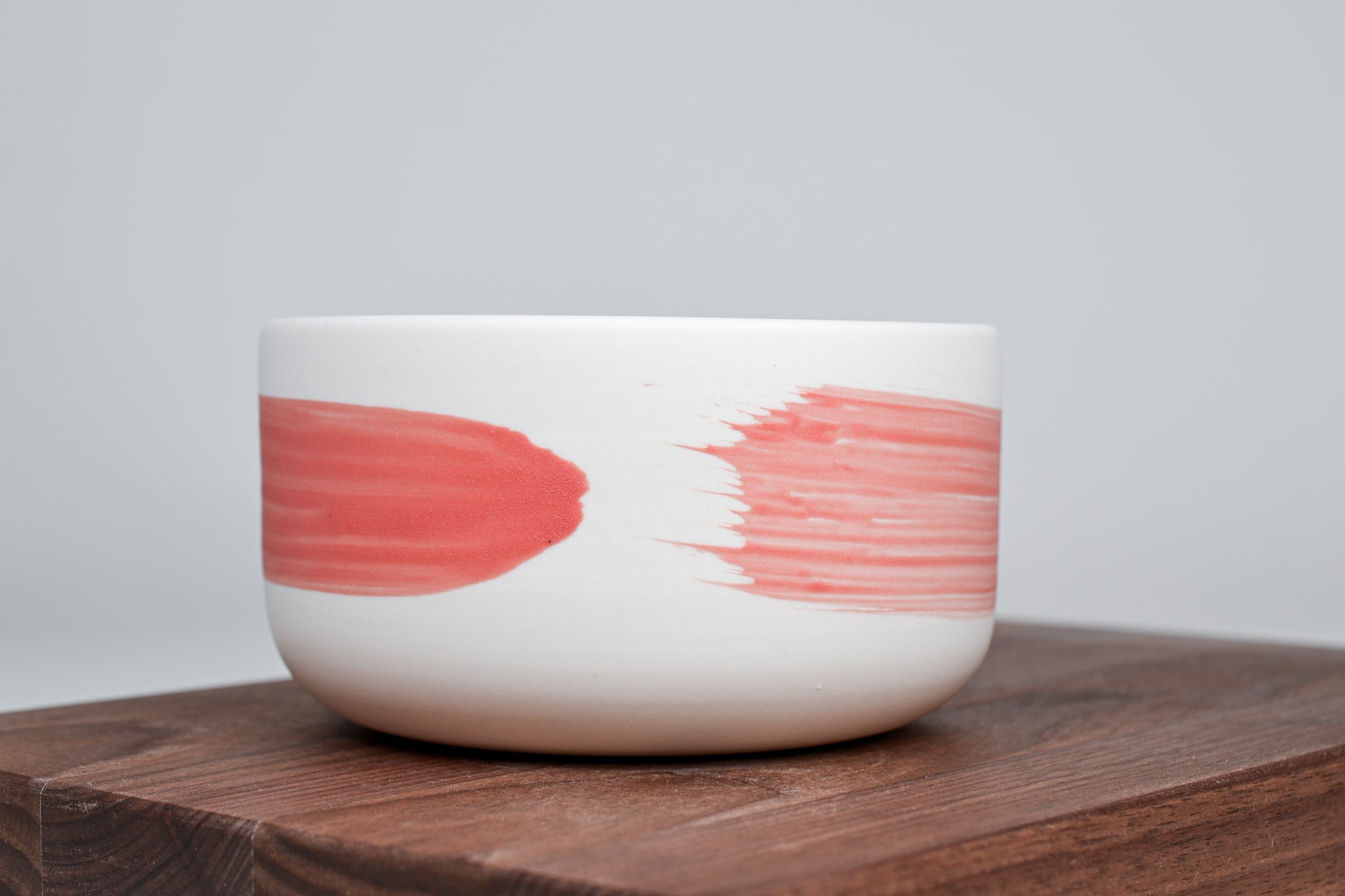 Cherry pink line - Simple breakfast bowl - 550ml