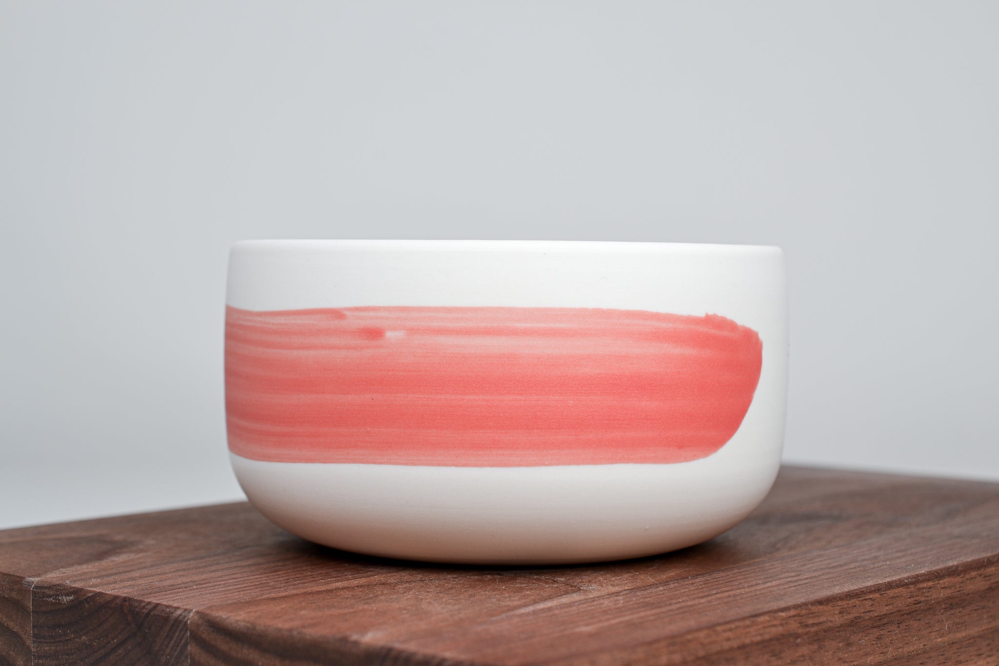 Cherry pink line - Simple breakfast bowl - 550ml