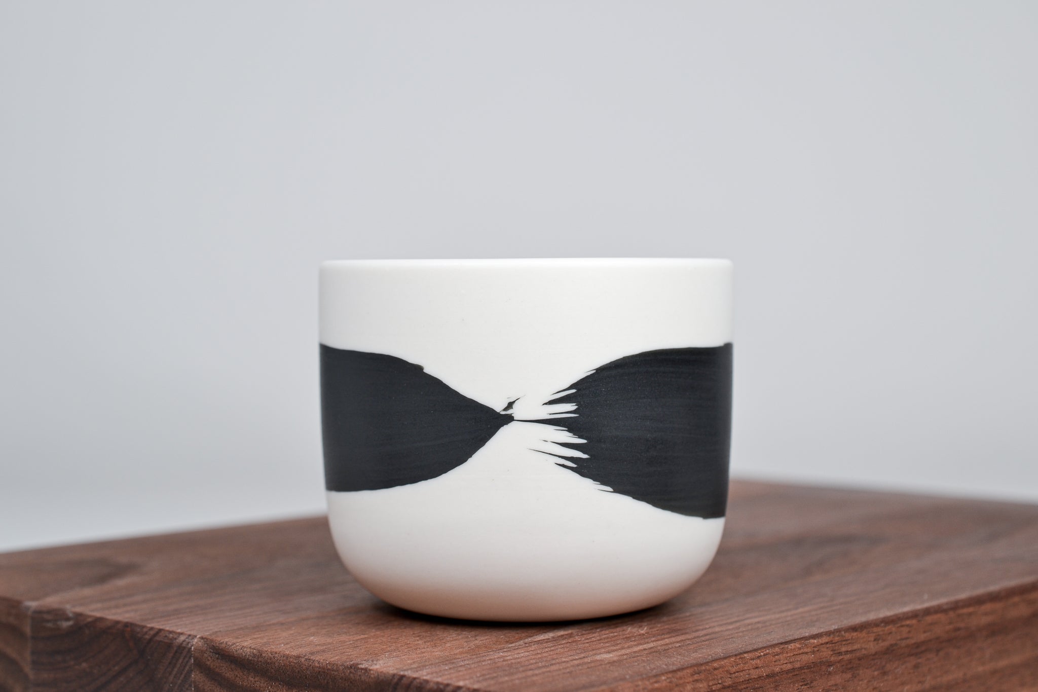 Black line - Simple cup for coffee - 200ml