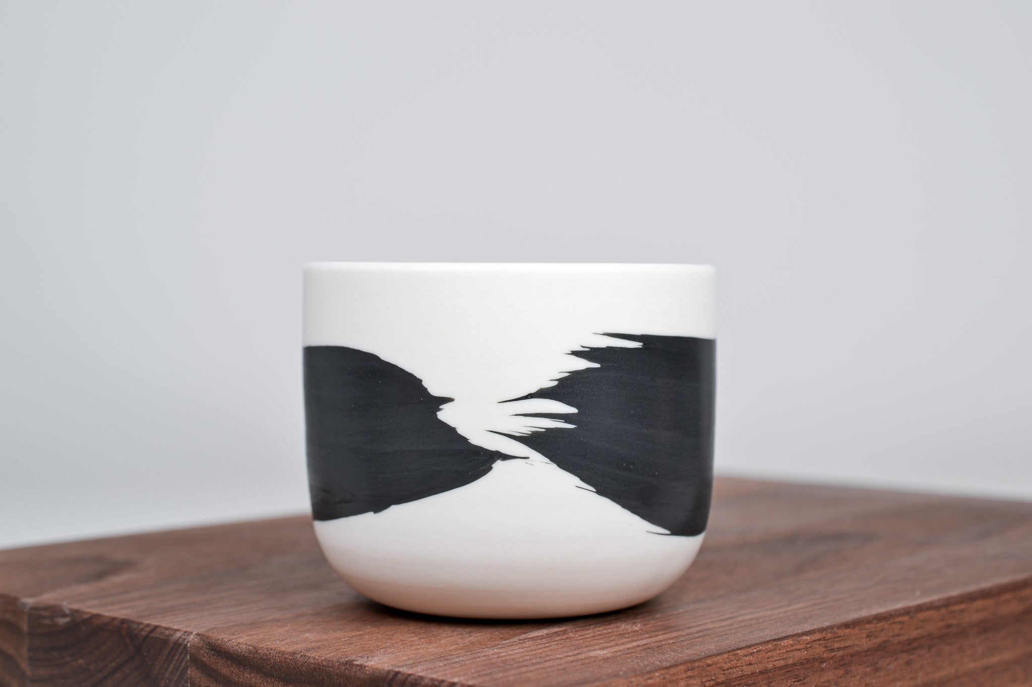 Black line - Simple cup for coffee - 200ml