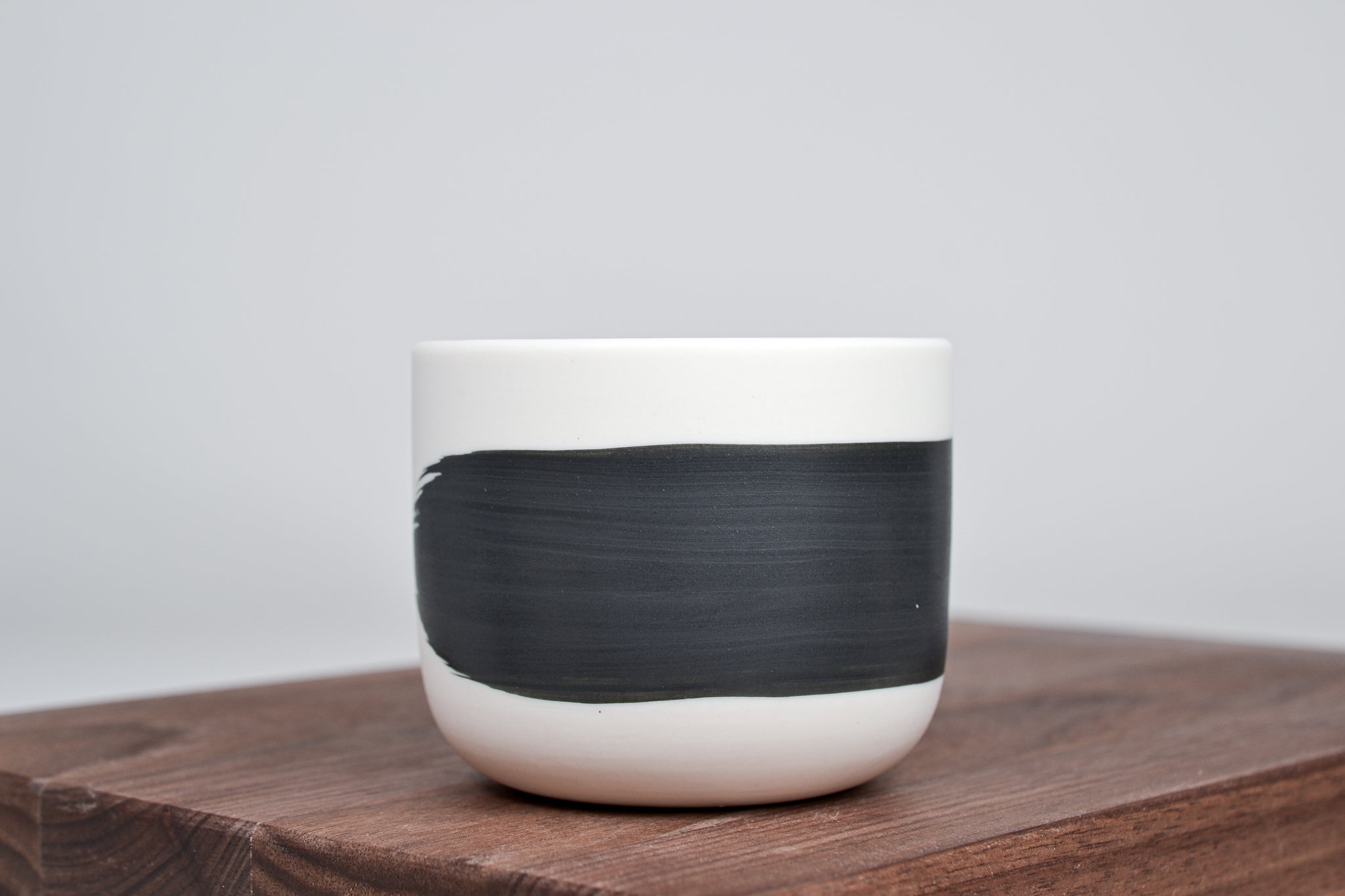 Black line - Simple cup for coffee - 200ml