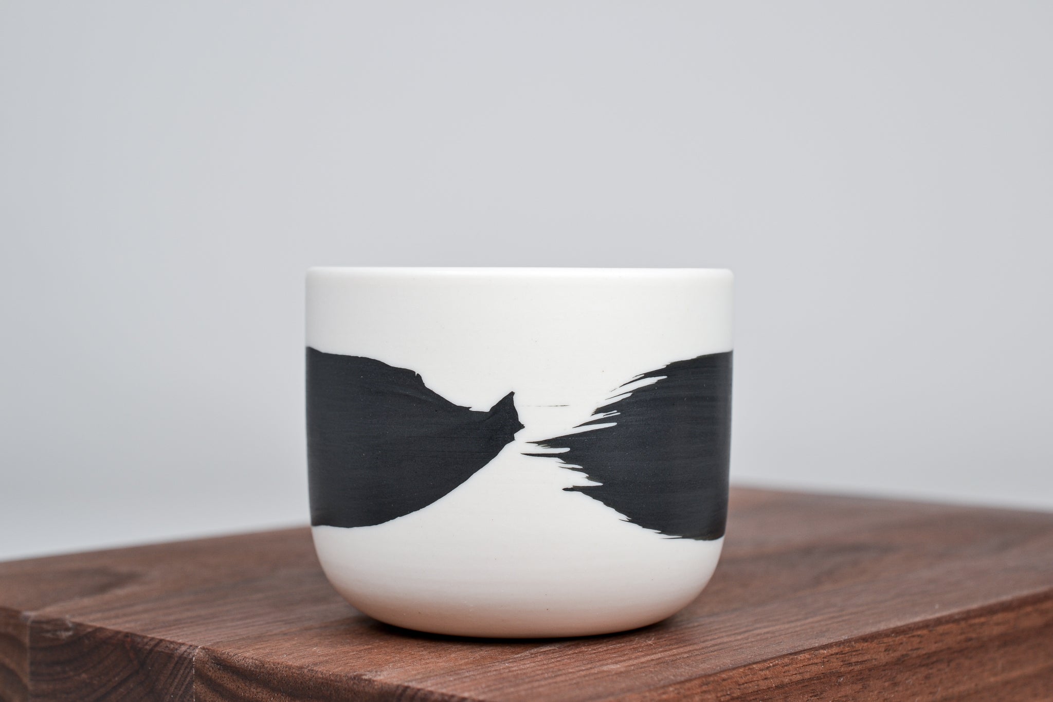 Black line - Simple cup for coffee - 200ml