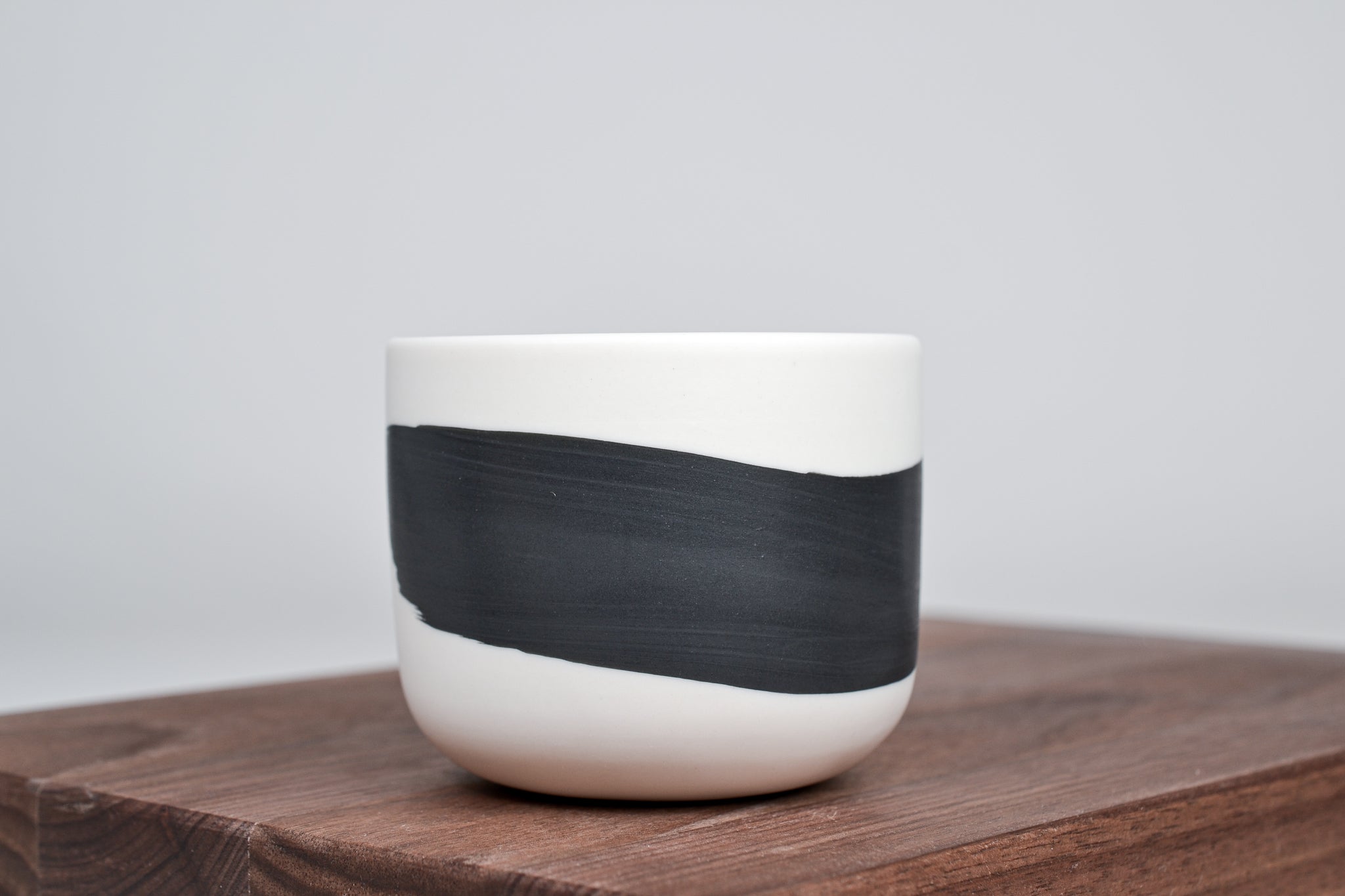 Black line - Simple cup for coffee - 200ml