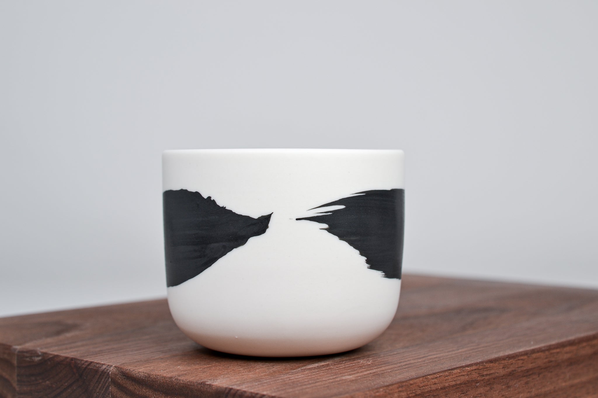 Black line - Simple cup for coffee - 200ml