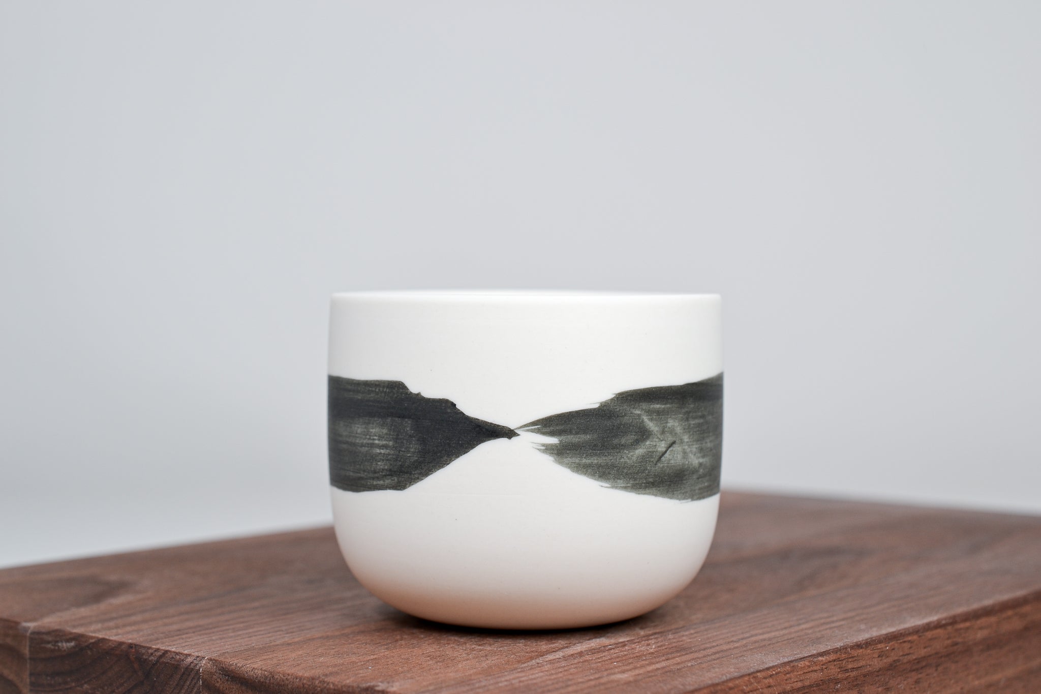 Black line - Simple cup for coffee - 200ml