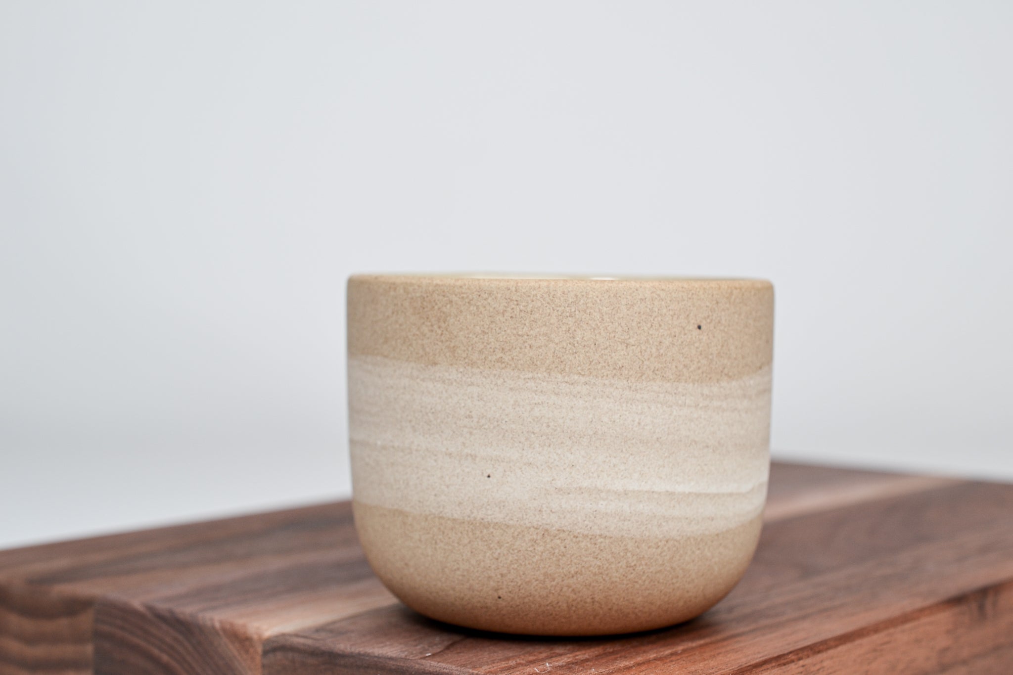 Simple cup cinnamon, white line - 250 ml