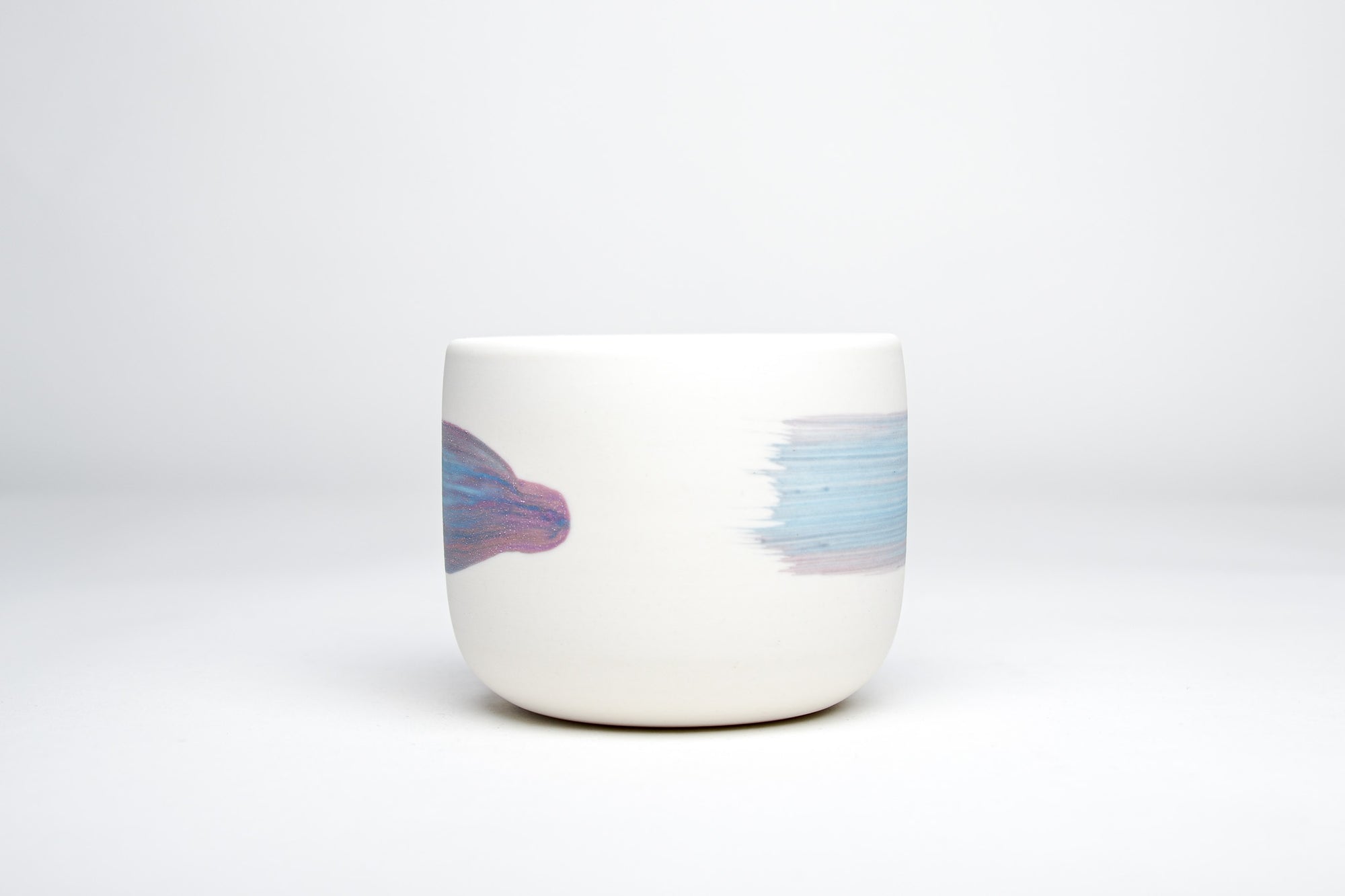 Simple cup, rainbow line, 200ml