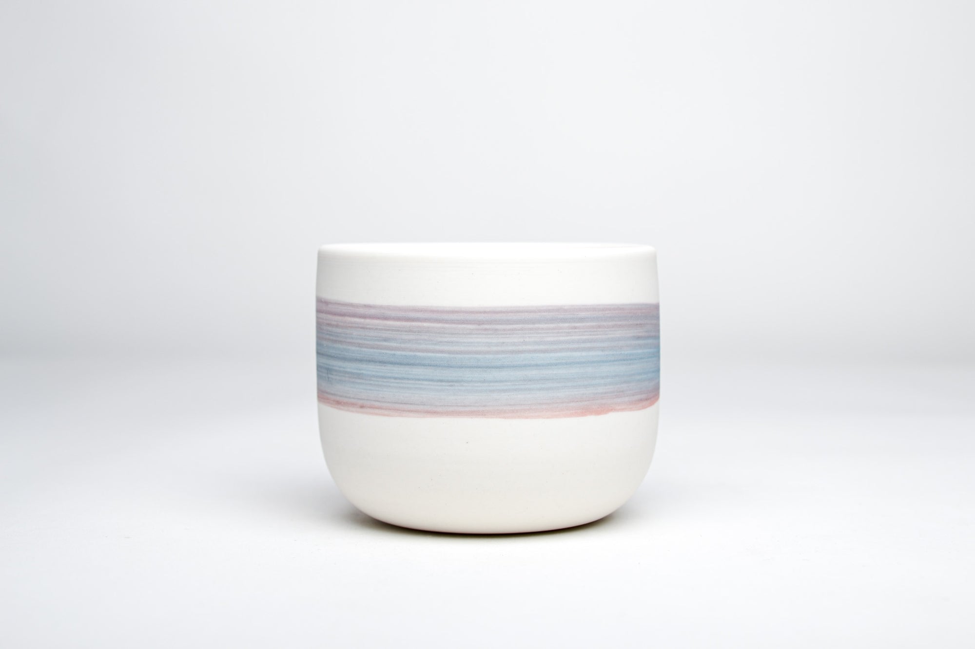 Simple cup, rainbow line, 200ml