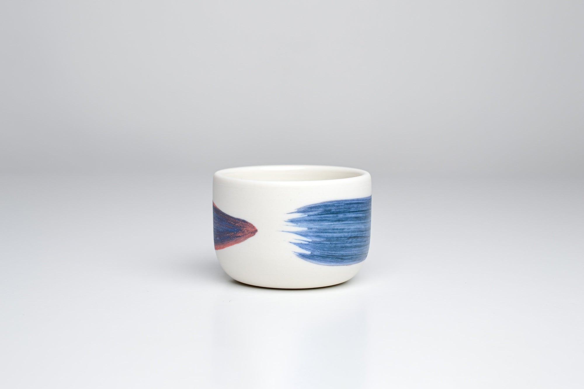 Simple cup, rainbow line, 70ml
