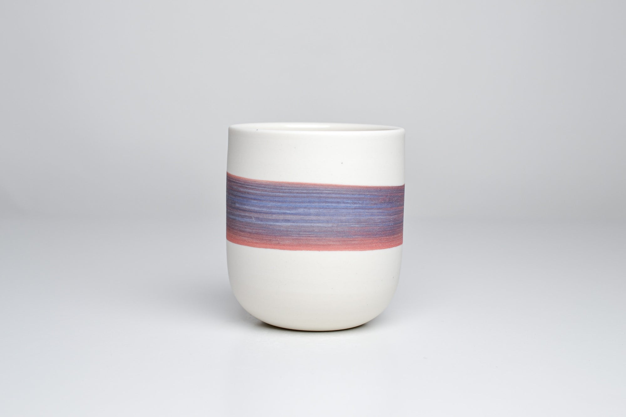 Simple cup, rainbow line, 250ml