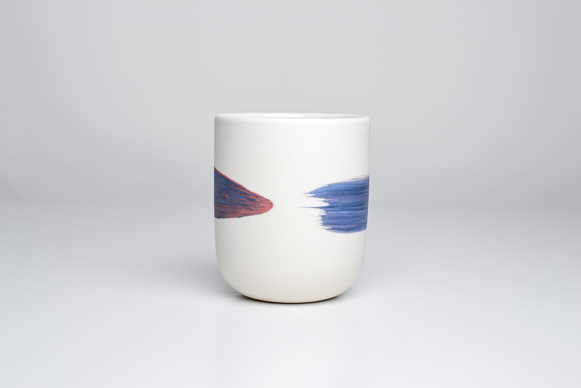 Simple cup, rainbow line, 250ml