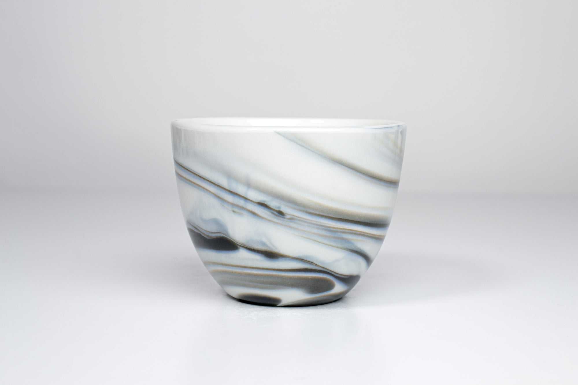Smoke cup, white&black - 300ml