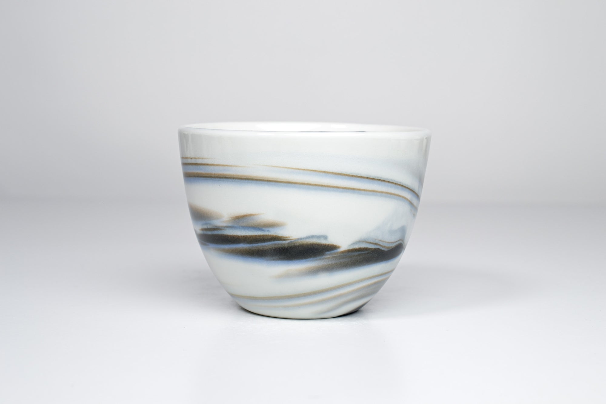 Smoke cup, white&black - 300ml