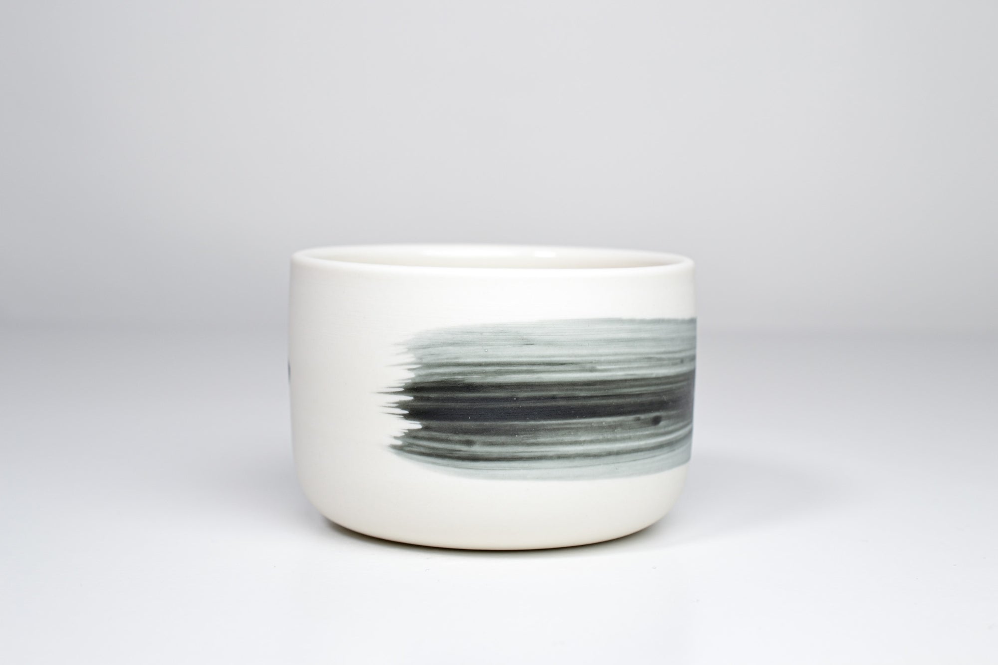 Simple cup, gray line, 300ml