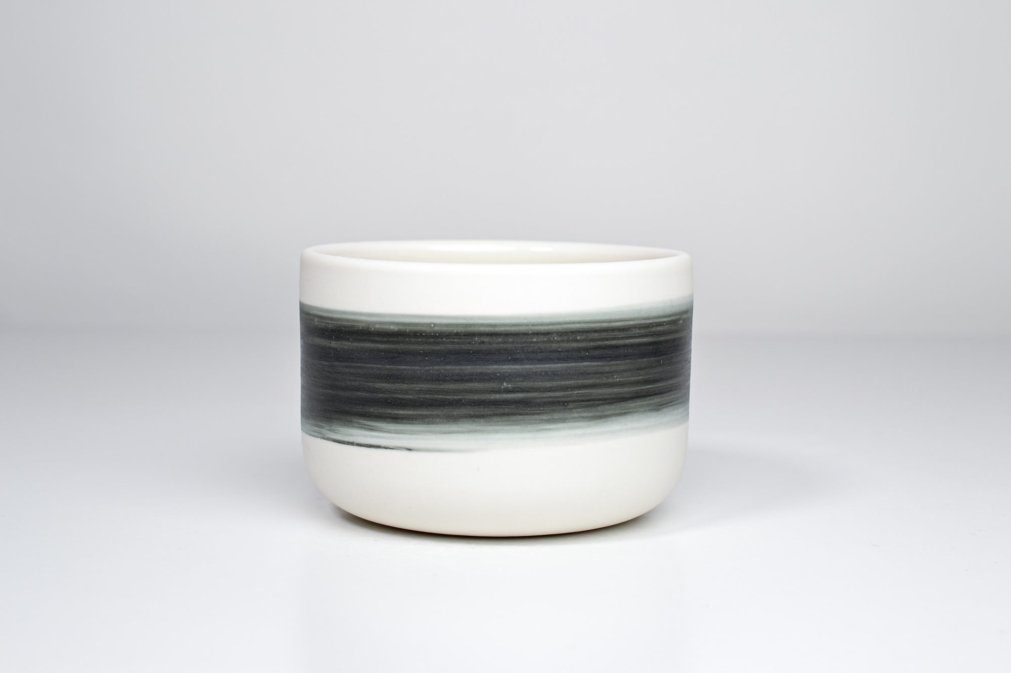 Simple cup, gray line, 300ml