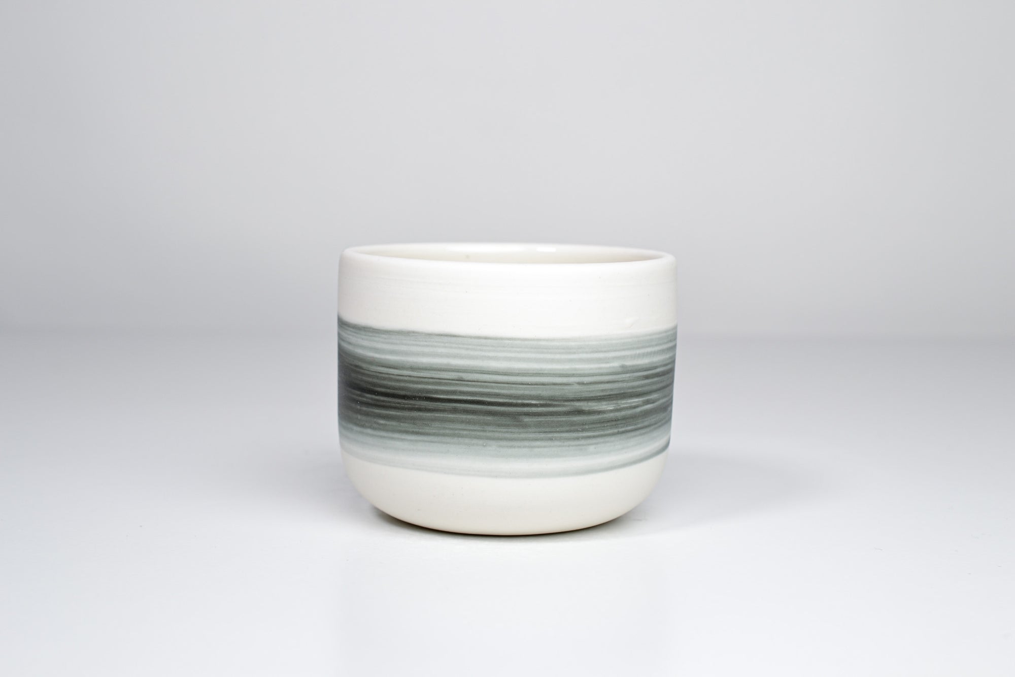 Simple cup, gray line, 200ml