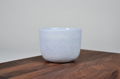 Kávový hrnek z porcelánu - Flow - modrý - 200 ml