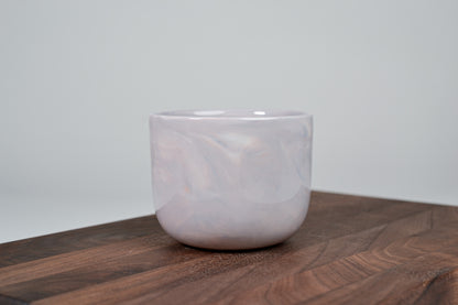 Kávový hrnek z porcelánu - Flow - červánkový - 200 ml - lesklá verze