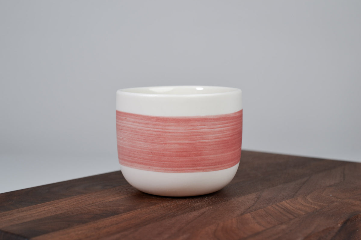 Pink line - coffee mug - 200 ml
