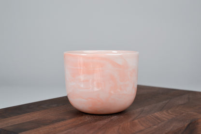 Kávový hrnek z porcelánu - Flow - oranžový - 200 ml - lesklá verze