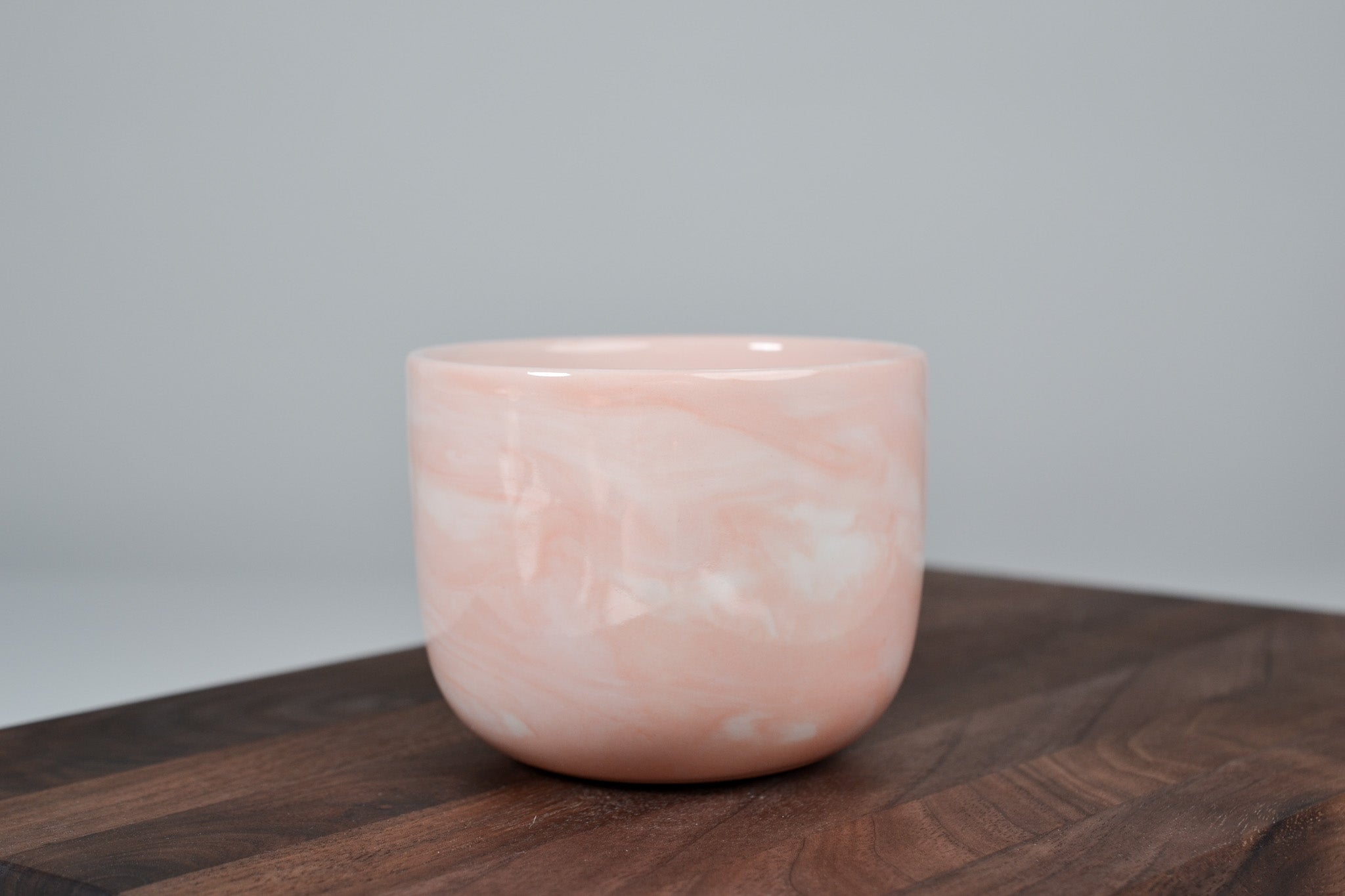 Kávový hrnek z porcelánu - Flow - oranžový - 200 ml - lesklá verze