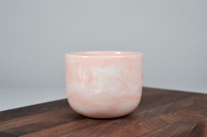 Kávový hrnek z porcelánu - Flow - oranžový - 200 ml - lesklá verze