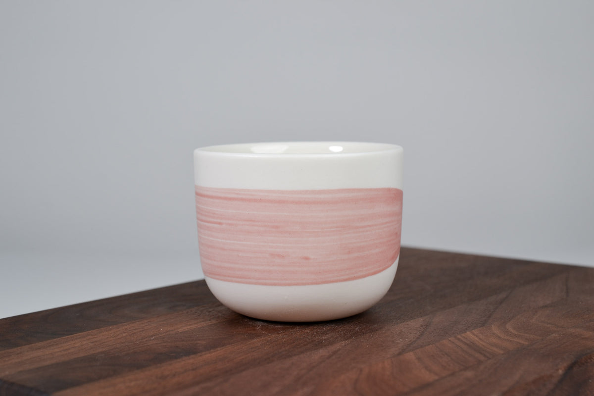 Pink line - coffee mug - 200 ml