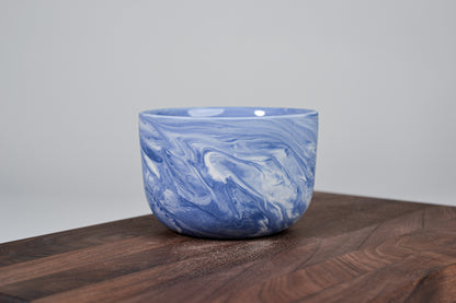 Kávový hrnek z porcelánu - Flow - 280 ml - modrý porcelán