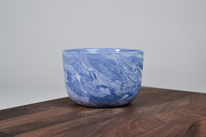 Kávový hrnek z porcelánu - Flow - 280 ml - modrý porcelán