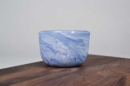 Kávový hrnek z porcelánu - Flow - 280 ml - modrý porcelán