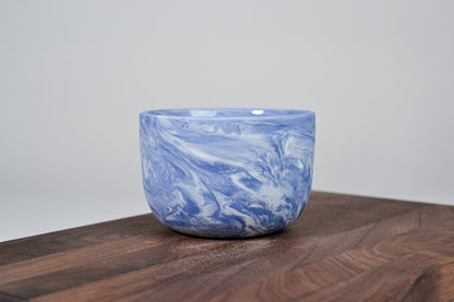Kávový hrnek z porcelánu - Flow - 280 ml - modrý porcelán