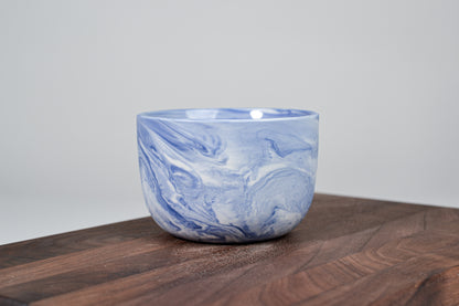 Kávový hrnek z porcelánu - Flow - 280 ml - modrý porcelán