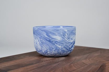 Kávový hrnek z porcelánu - Flow - 280 ml - modrý porcelán