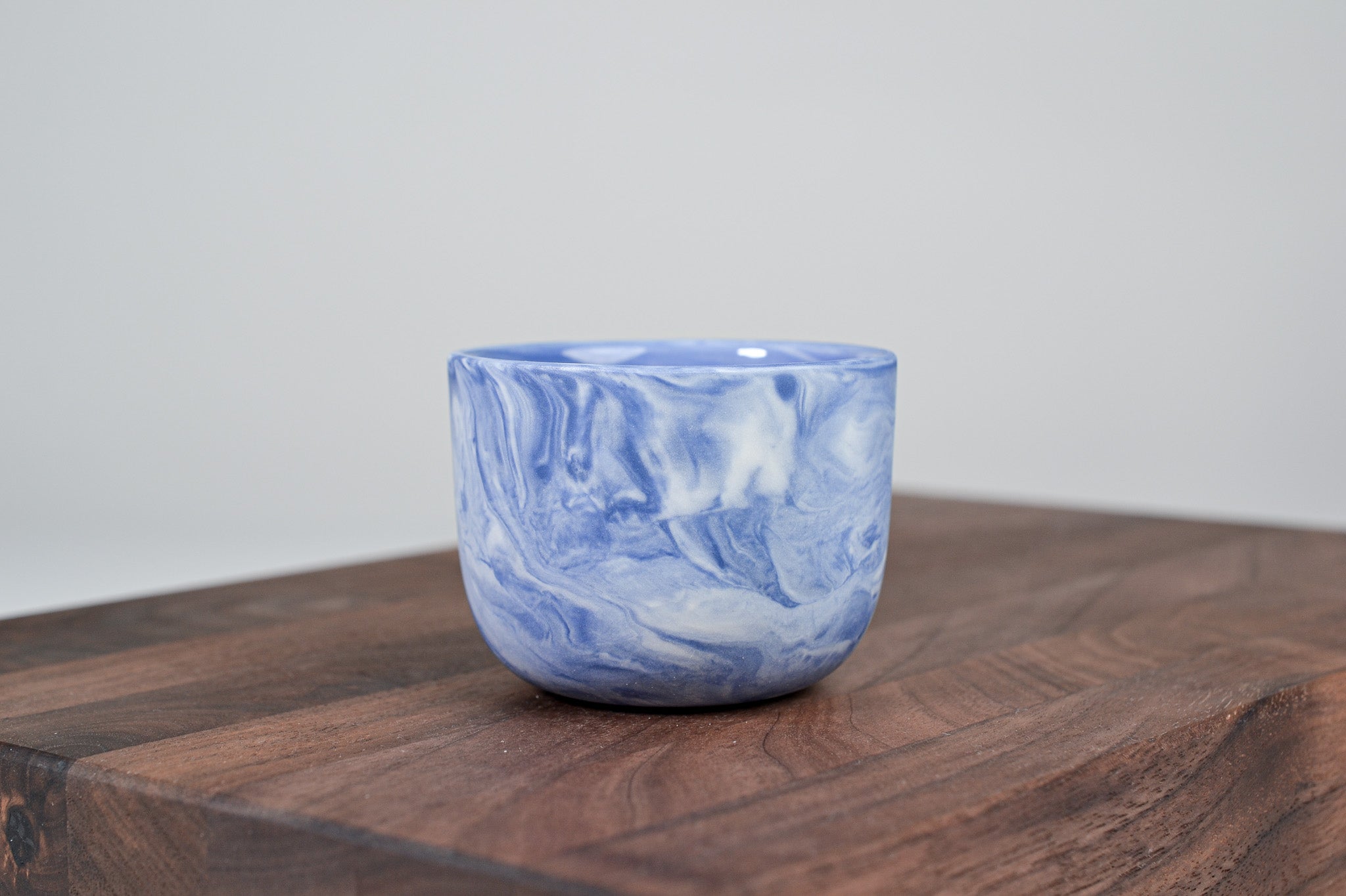Espresso hrnek z porcelánu - Flow - 70 ml - modrý porcelán