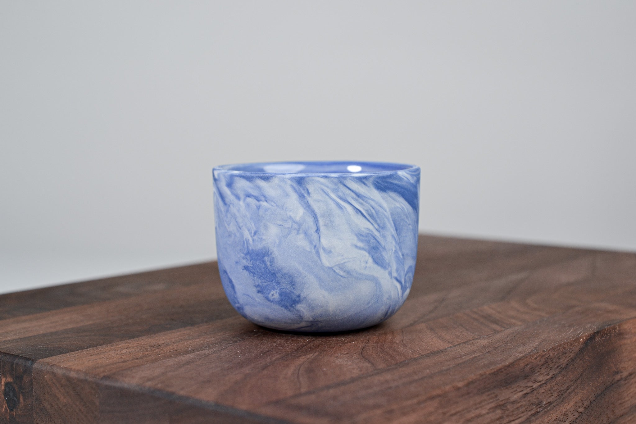 Espresso hrnek z porcelánu - Flow - 70 ml - modrý porcelán