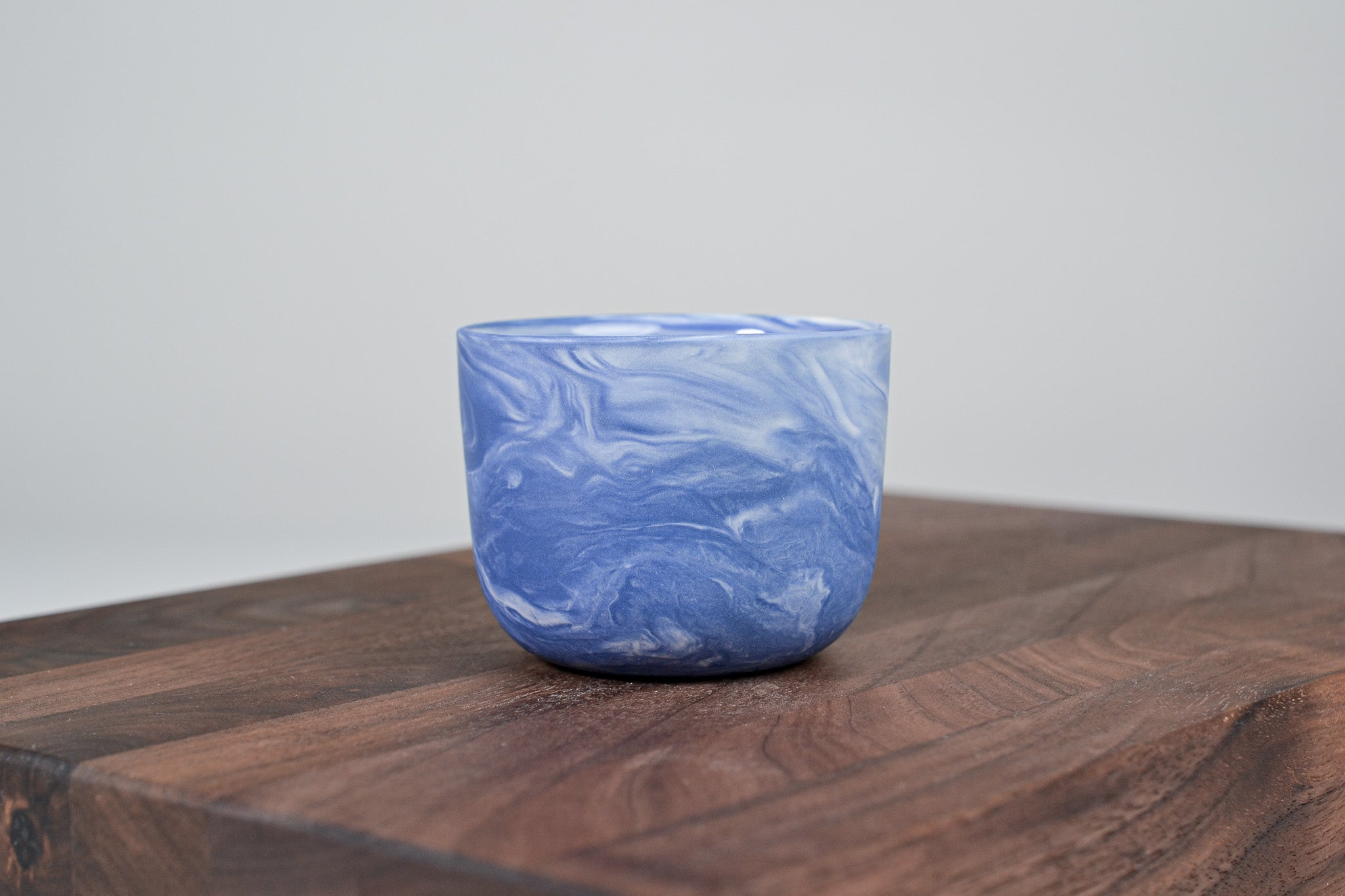 Kávový hrnek z porcelánu - Flow - 100 ml - modrý porcelán